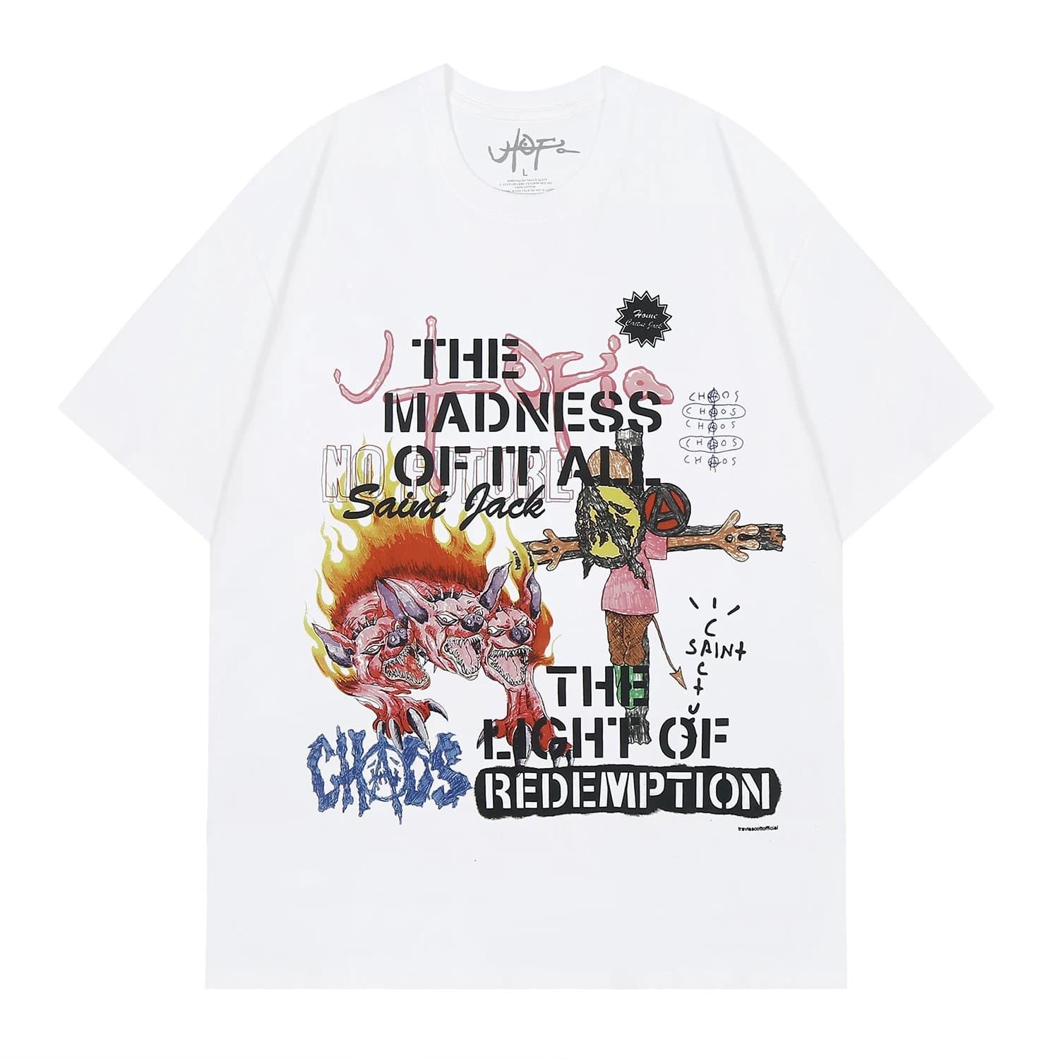 The North Face The North Face Nuptse White T-Shirt White