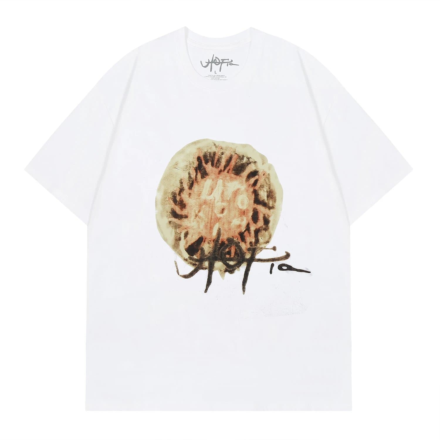 HUF Travis Scott White Graphic T-Shirt White