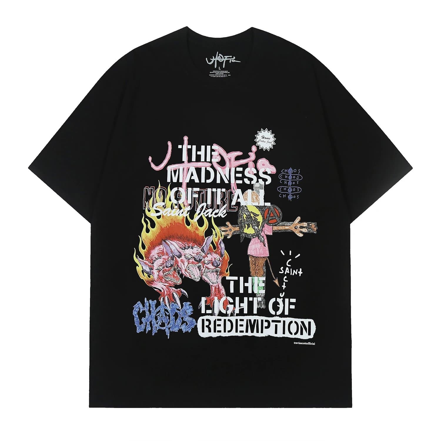 Travis Scott x UMAI Travis Scott x UMAI The Madness of It All Black T-Shirt Black