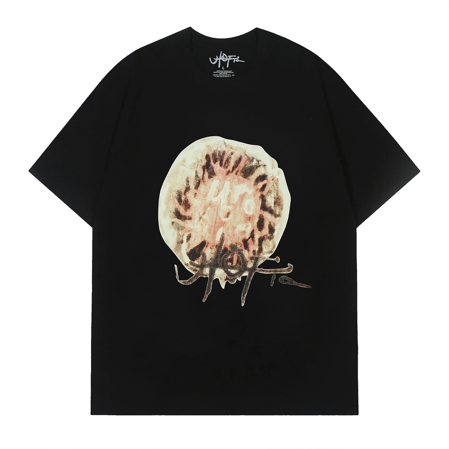 Umafiz Travis Scott Black Graphic T-Shirt Black