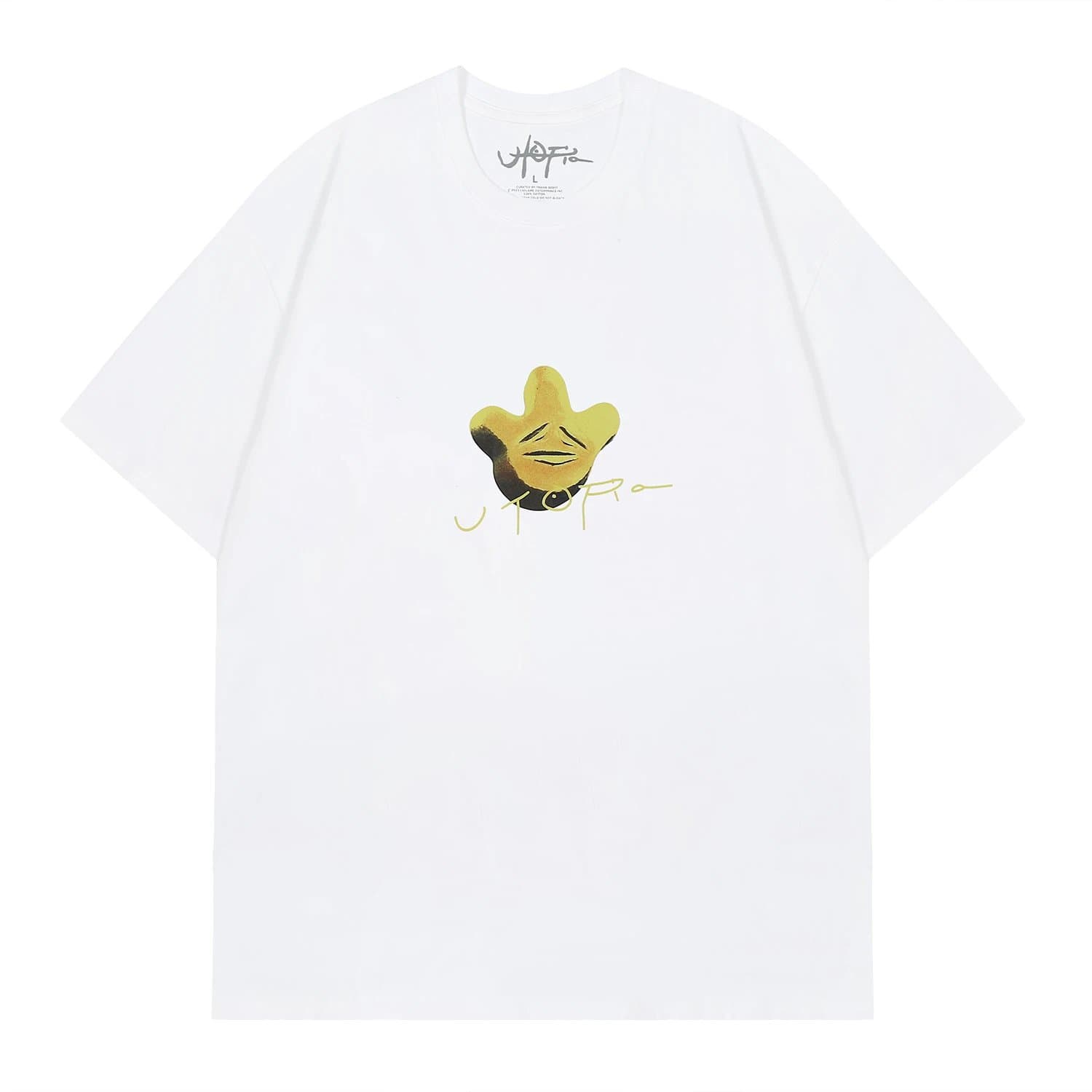 HOFIA HOFIA Utopia White Graphic T-Shirt White