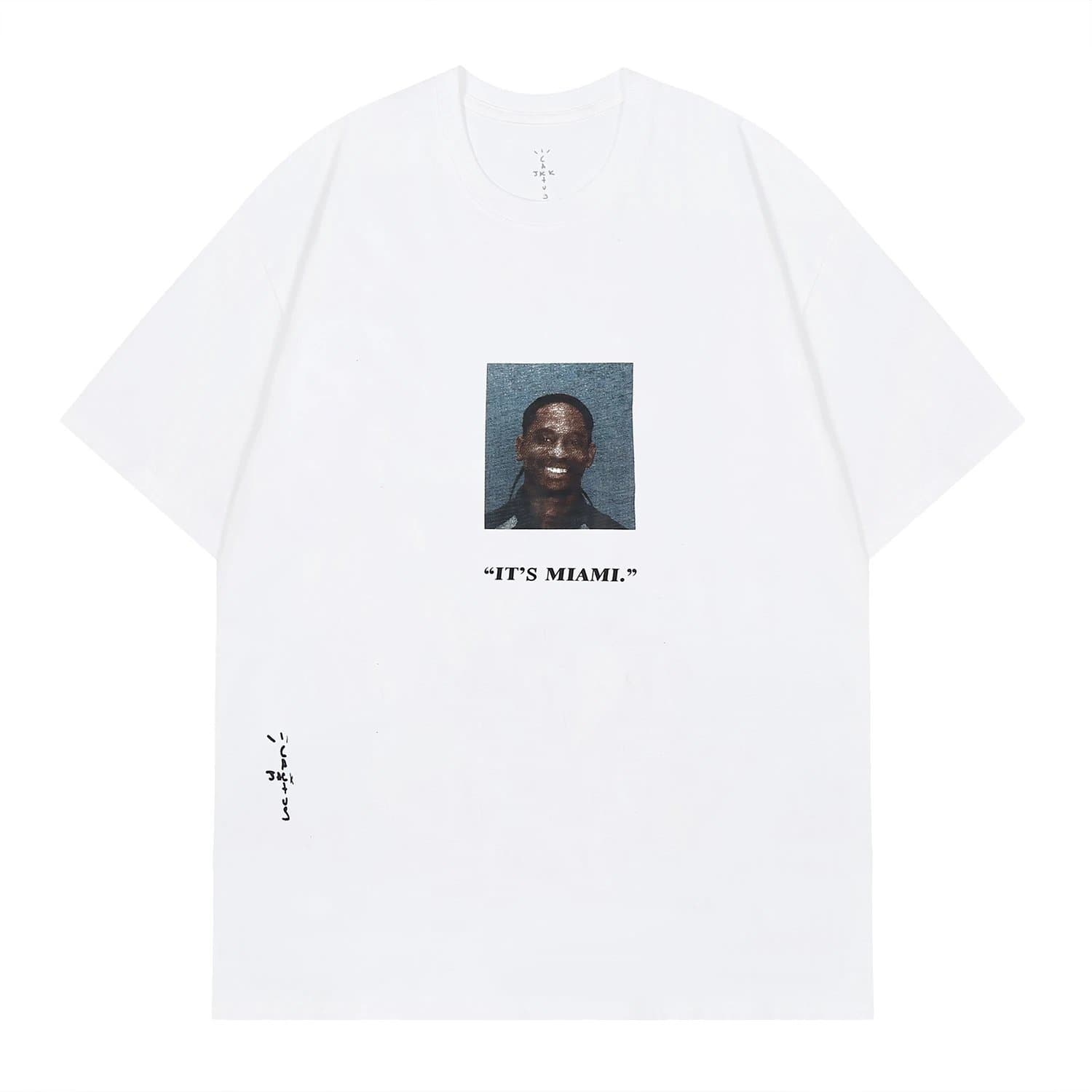 Travis Scott Travis Scott 'It's Miami' White T-Shirt White