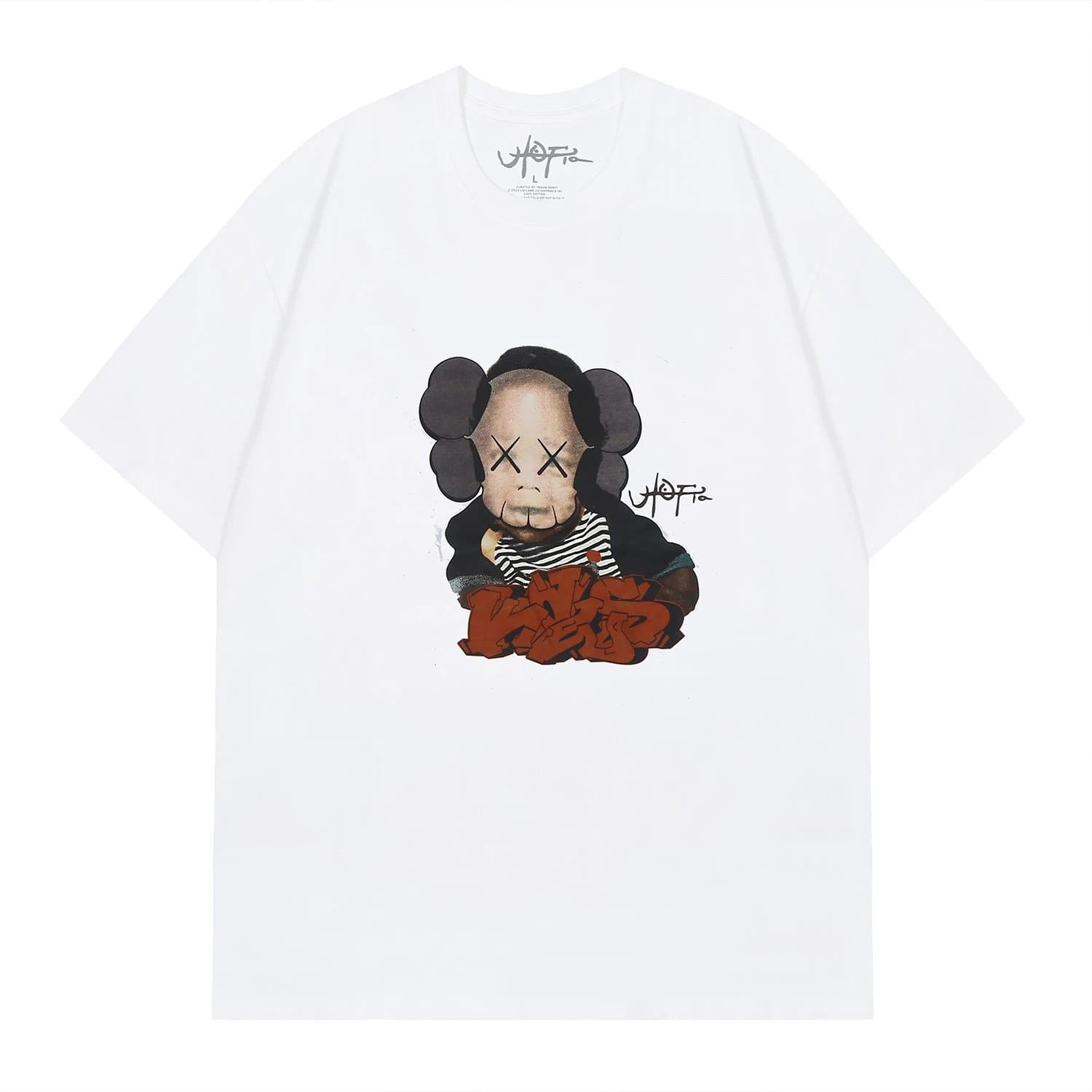 KAWS x UMAI KAWS x UMAI White Graphic T-Shirt White