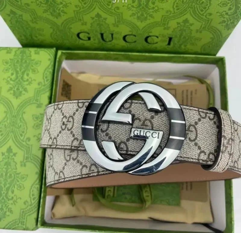 Louis Vuitton Louis Vuitton Damier Ebene Belt Beige thumb 12