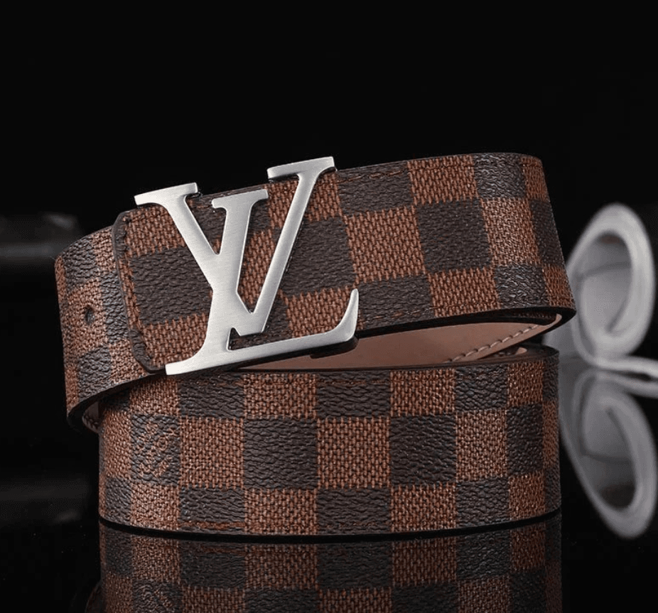 Louis Vuitton Louis Vuitton Damier Ebene Belt Beige thumb 2