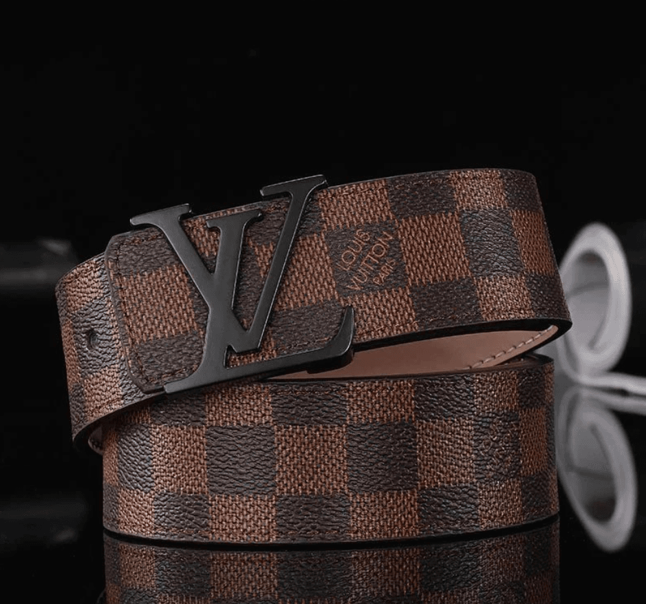 Louis Vuitton Louis Vuitton Damier Ebene Belt Beige thumb 7