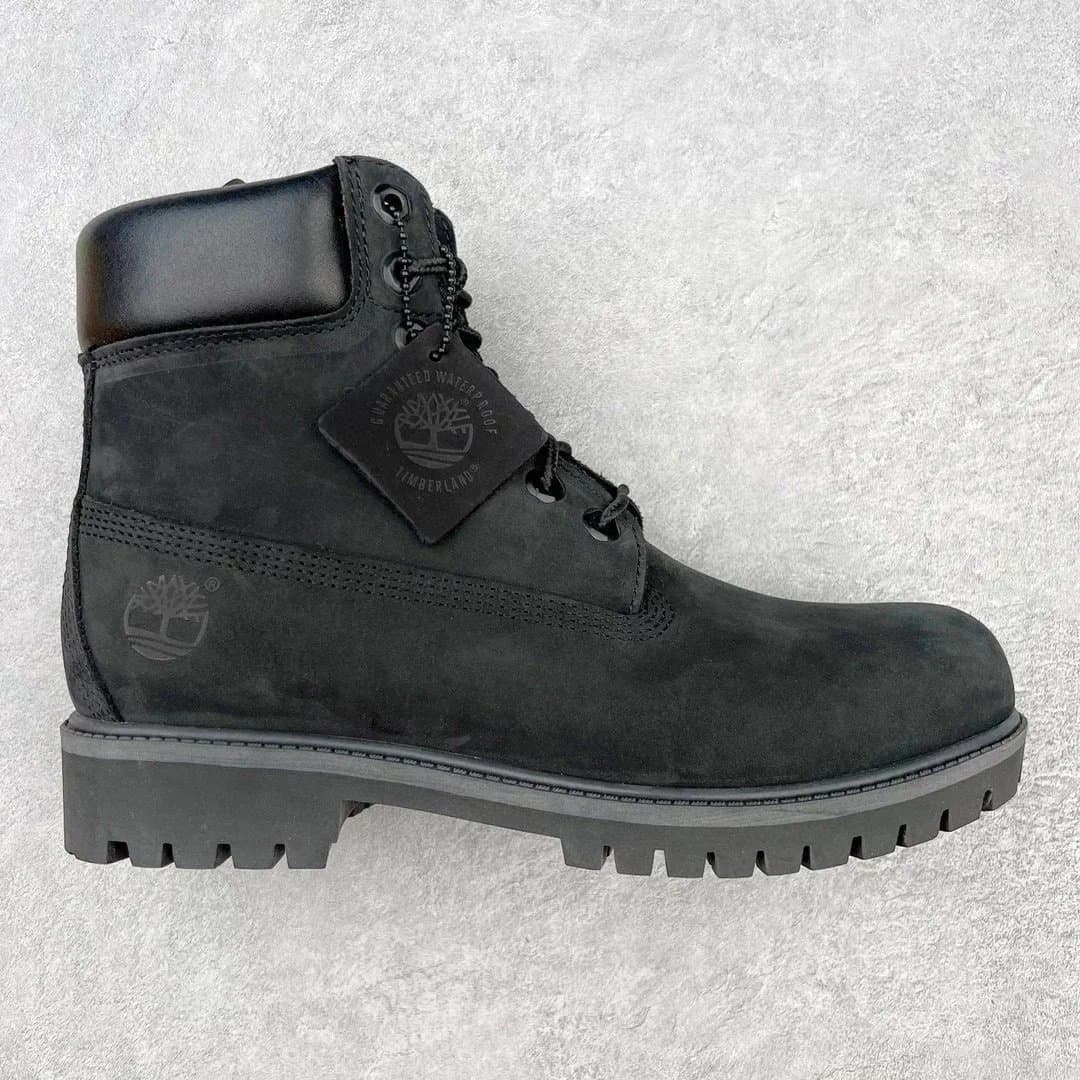 Timberland Timberland Black Nubuck Leather Boots Black
