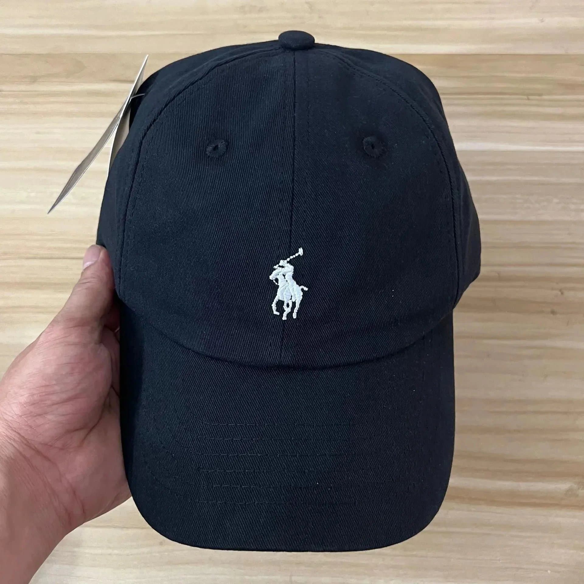 Polo Ralph Lauren Polo Ralph Lauren Classic Black Cap with Embroidered Pony Logo Black