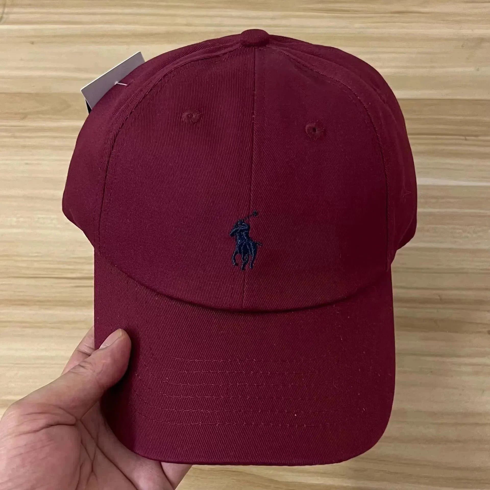 Polo Ralph Lauren Polo Ralph Lauren Wine Red Cap with Navy Pony Logo Red