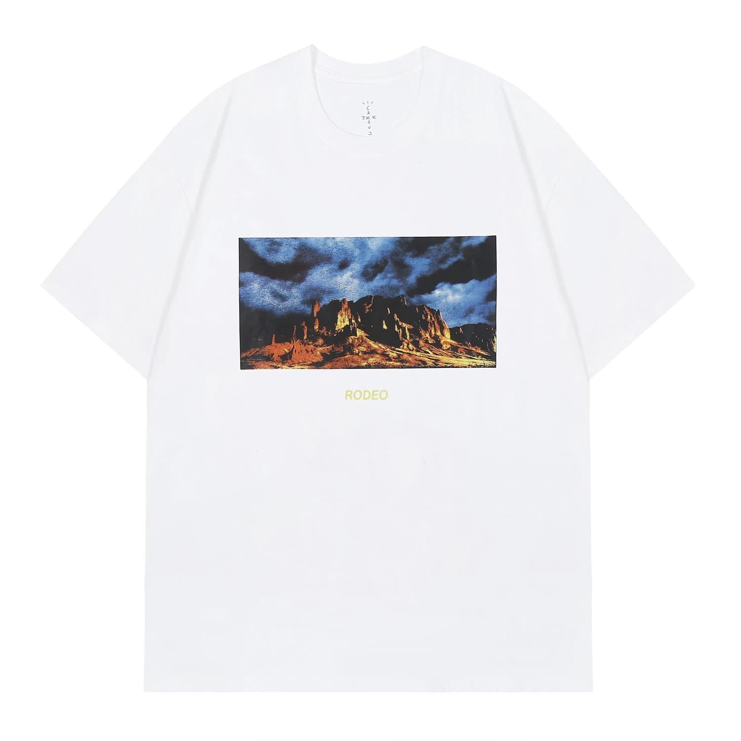 Travis Scott Travis Scott Rodeo White Graphic T-Shirt White
