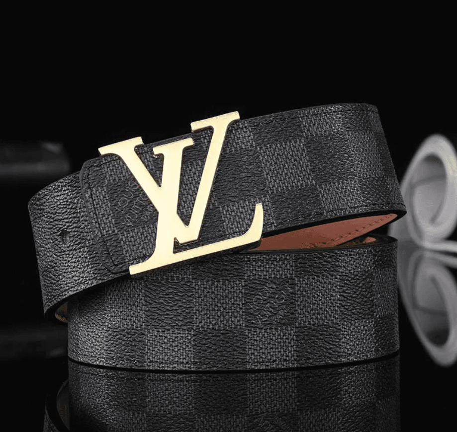 Louis Vuitton Louis Vuitton Damier Ebene Belt Beige thumb 3